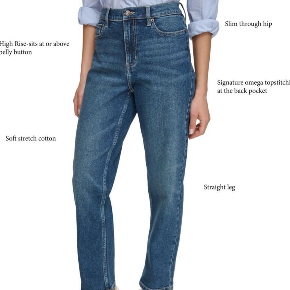 Calvin Klein Vintage Straight Jeans - Picture 3 of 9